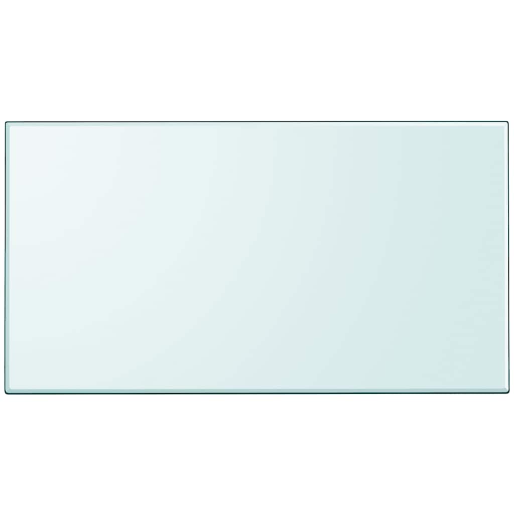 Vidaxl tafelblad van gehard glas 1200x650 mm rechthoekig