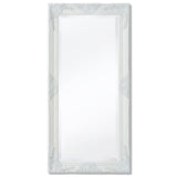 Vidaxl Wall Mirror Baroque 100 x 50 cm vit