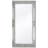 Vidaxl wandspiegel barok 100 x 50 cm zilver