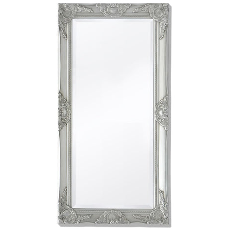 Vidaxl wandspiegel barok 100 x 50 cm zilver