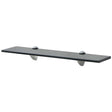 Vidaxl zwevend schap 50x10 cm 8 mm glas