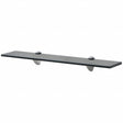 Vidaxl zwevend schap 60x10 cm 8 mm glas