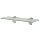 Vidaxl zwevend schap 30x10 cm 8 mm glas