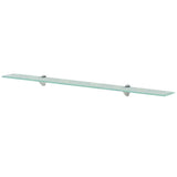 Vidaxl zwevend schap 100x20 cm 8 mm glas
