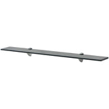 Vidaxl zwevende plank 80x20 cm 8 mm glas