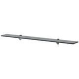 Vidaxl zwevende plank 90x20 cm 8 mm glas