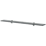 Vidaxl zwevende plank 90x20 cm 8 mm glas