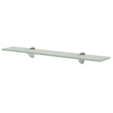 Vidaxl zwevend schap 60x20 cm 8 mm glas