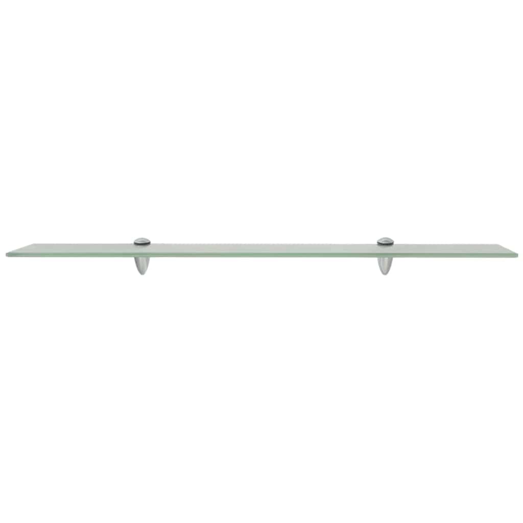 Vidaxl zwevend schap 80x20 cm 8 mm glas