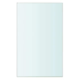 Vidaxl wandschap transparant 20x12 cm glas