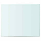 Vidaxl wandschap transparant 30x25 cm glas
