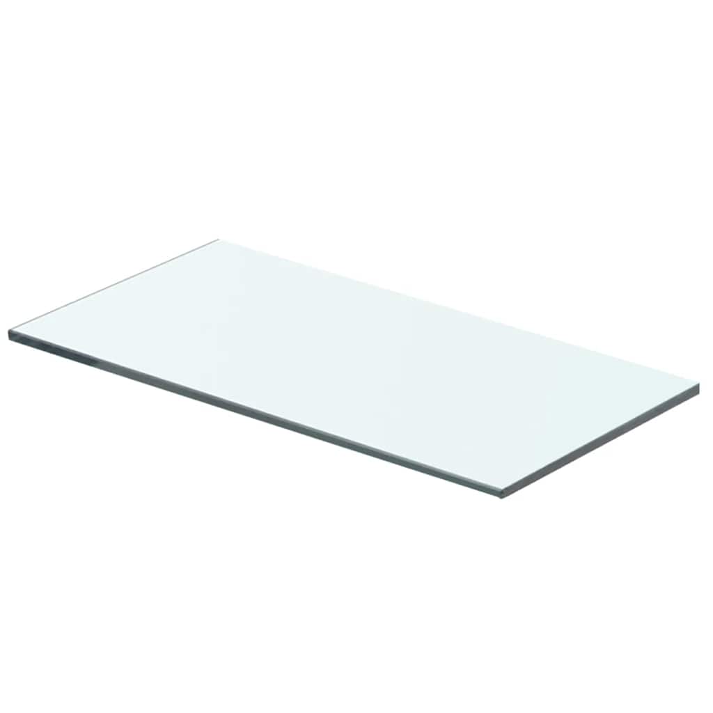 Vidaxl wandschap transparant 40x15 cm glas