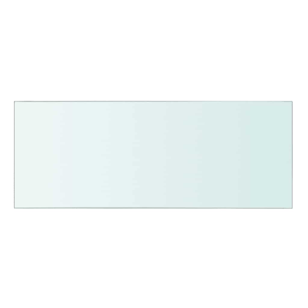 Vidaxl wandschap transparant 40x15 cm glas