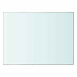 Vidaxl wandschap transparant 40x30 cm glas