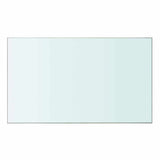 Vidaxl wandschap transparant 50x30 cm glas