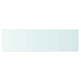 Vidaxl wandschap transparant 70x20 cm glas