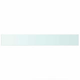 Vidaxl wandschap transparant 90x12 cm glas