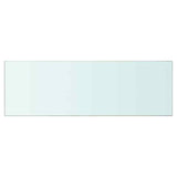 Vidaxl wandschap transparant 90x30 cm glas