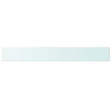 Vidaxl wandschap transparant 100x12 cm glas