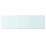 Vidaxl wandschap transparant 100x30 cm glas