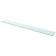Vidaxl wandschap transparant 110x12 cm glas