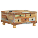 Vidaxl salontafel 70x70x38 cm gerecycled hout