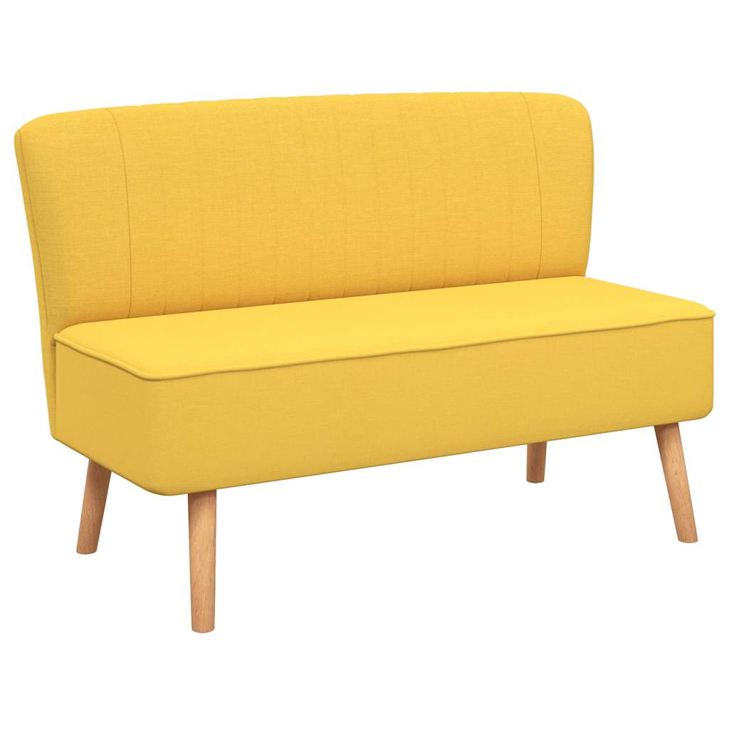 Vidaxl bank 117x55,5x77 cm stof geel