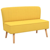 Vidaxl bank 117x55,5x77 cm stof geel