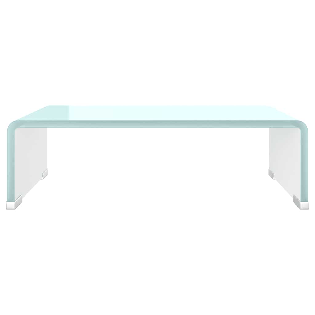 Vidaxl tv-meubel monitorverhoger 40x25x11 cm glas groen groen