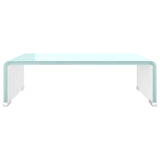 Vidaxl tv-meubel monitorverhoger 40x25x11 cm glas groen groen
