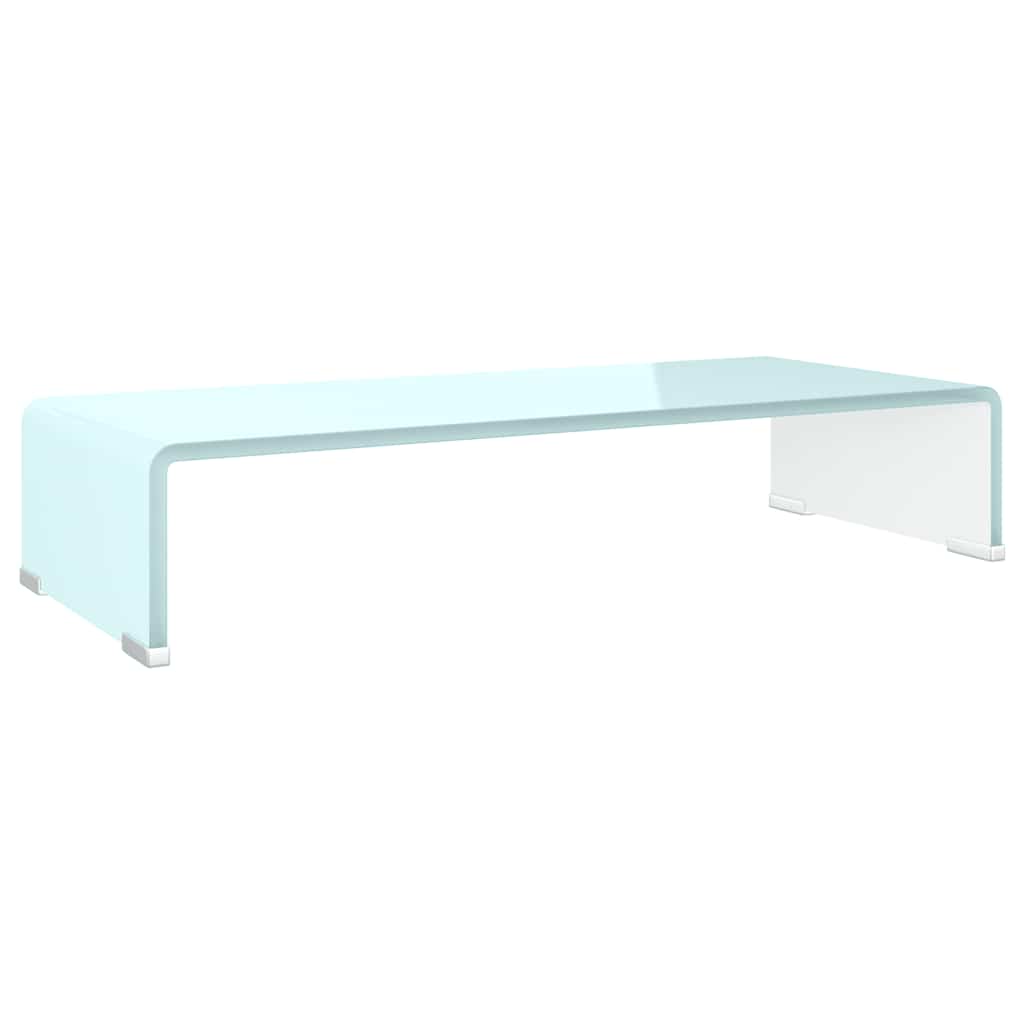 Vidaxl tv-meubel monitorverhoger 60x25x11 cm glas groen groen