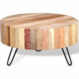 Vidaxl salontafel massief gerecycled hout