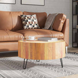 Vidaxl salontafel massief gerecycled hout