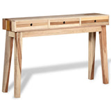 Vidaxl wandtafel massief gerecycled hout