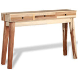 Vidaxl wandtafel massief gerecycled hout