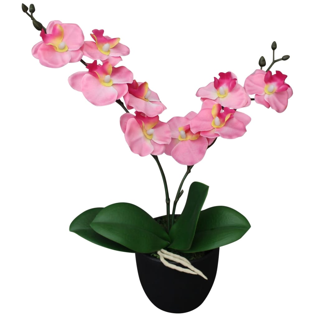 Vidaxl Orchid per piante artificiali con pentola di 30 cm