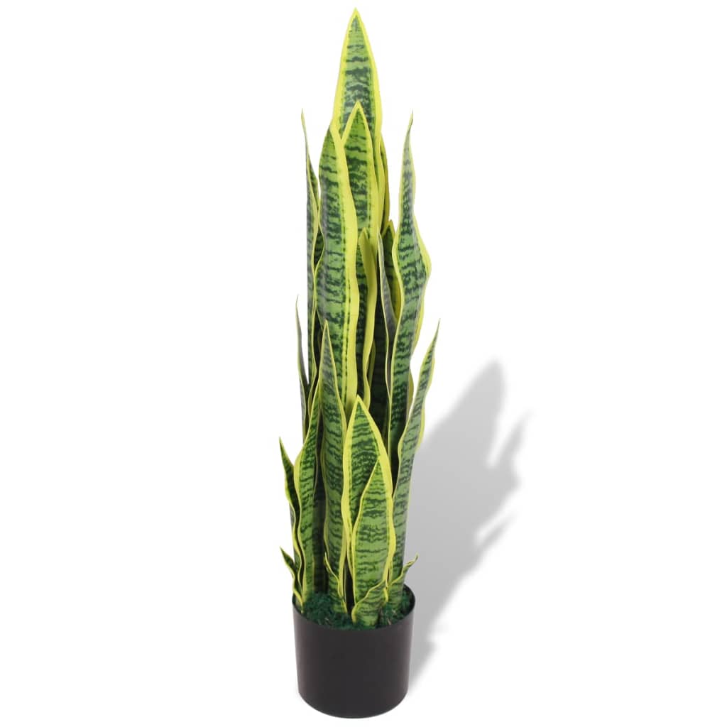 Vidaxl Art sanseveria rastlina z loncem 90 cm zelena