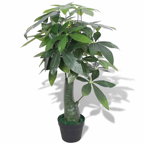 Vidaxl kunst watercacao plant met pot 85 cm groen