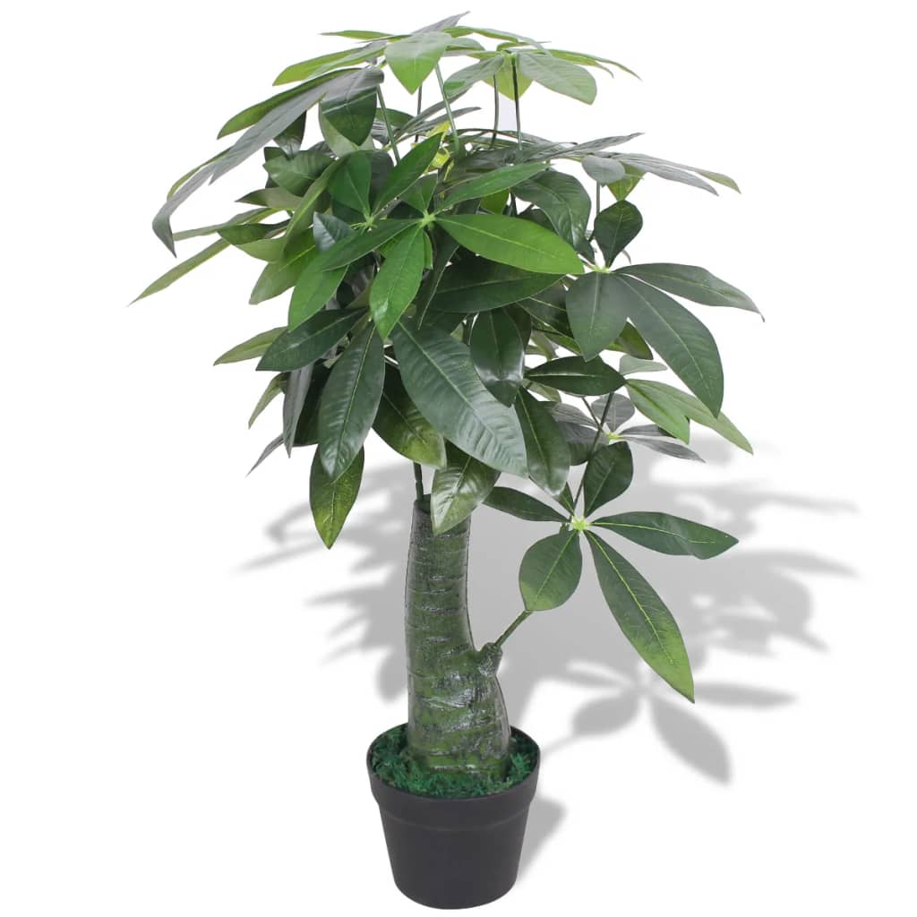 Vidaxl Art Watercacao Plant with pot 85 cm green