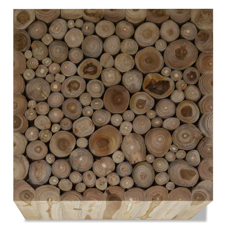 Vidaxl salontafel 50x50x35 cm echt teakhout