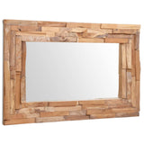 Vidaxl Decorative Mirror Rectangular 90x60 cm Bois de teck