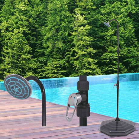 Vidaxl solar douche 20 l aluminium hdpe