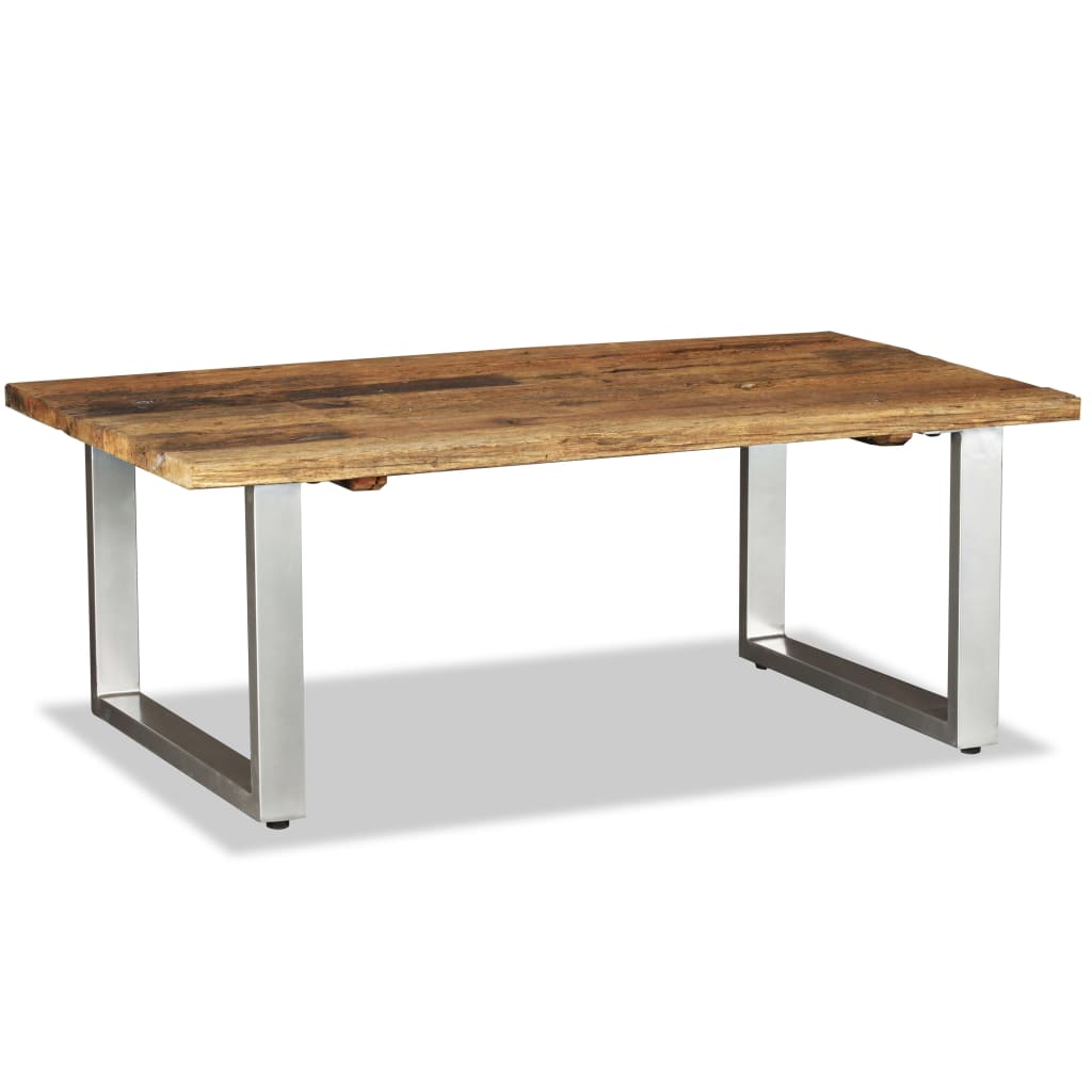 Vidaxl salontafel 100x60x38 cm massief gerecycled hout