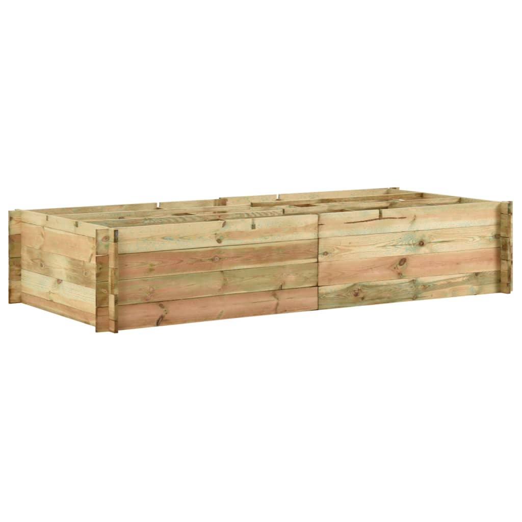 Vidaxl Planter Big 197x100x40 cm impregnert furu