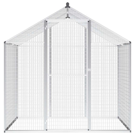Vidaxl volière 178x122x194 cm aluminium
