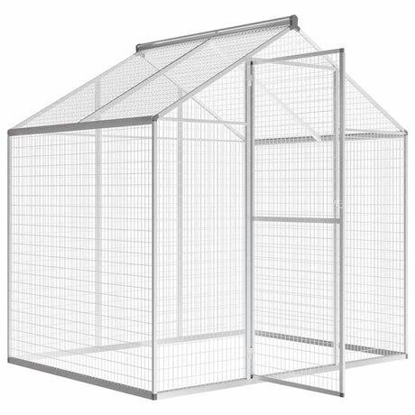 Vidaxl volière 178x122x194 cm aluminium