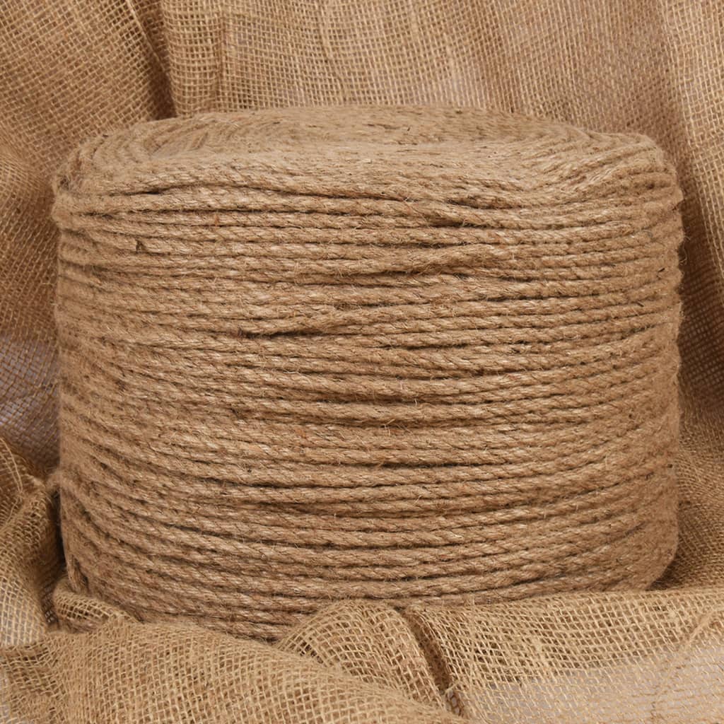 Vidaxl tau 100% jute 6 mm 500 m