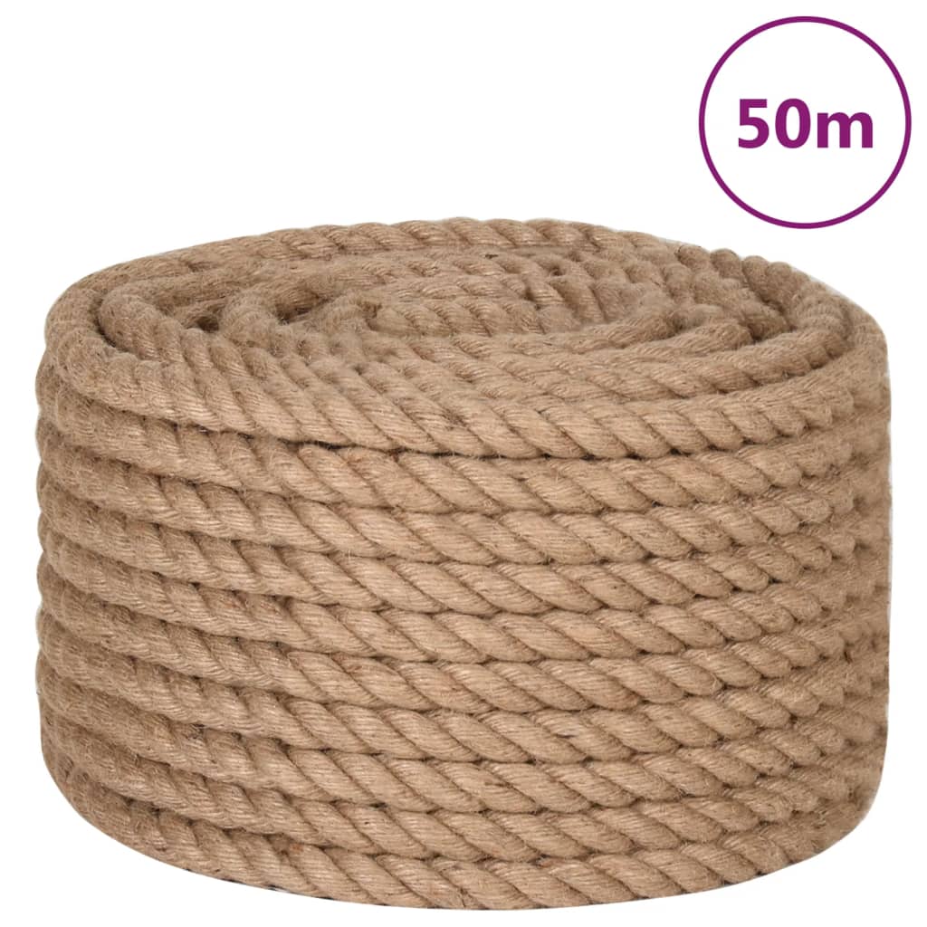 Vidaxl Rope 100% Jute 20 mm 50 m