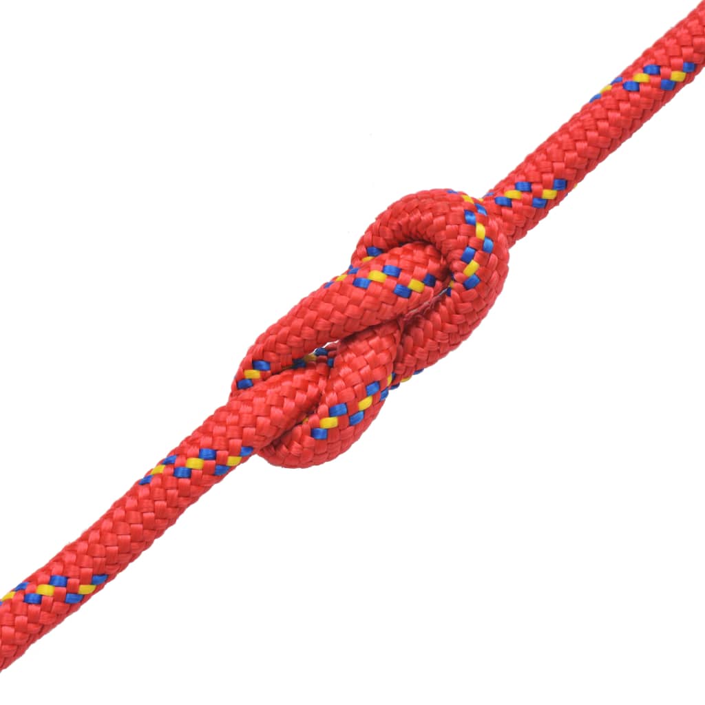 Vidaxl Boot Rope 6 mm 100 m polypropylenrød