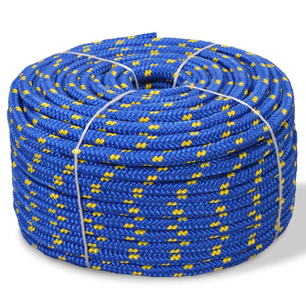 Vidaxl Boot Rope 8 mm 100 m polypropylenblå